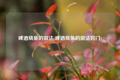 啤酒烧鱼的做法(啤酒烧鱼的做法窍门)